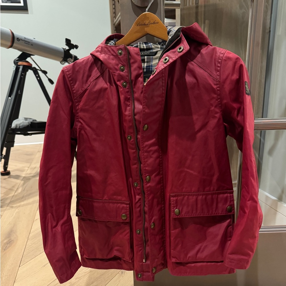 3 Belstaff Kids Trailmaster Waxed Cotton lined jackets.